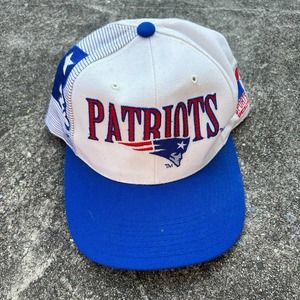 Vintage New England Patriots Snapback Hat / 1990s Sports Specialties